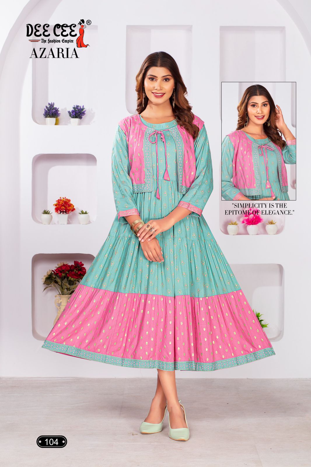Azaria By Deecee Digital Printed Fancy Kurti Wholesale Shop In Surat

